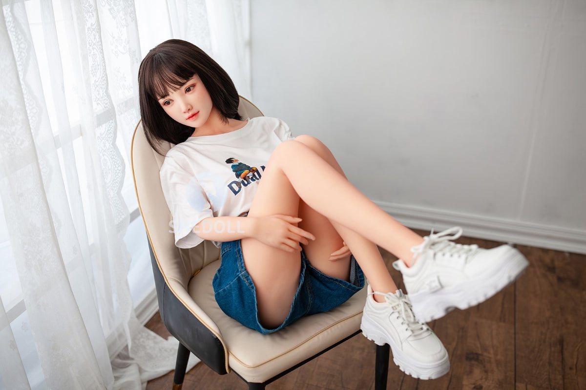 Zonnige sekspop (SHEDOLL 148 cm D-cup #SH002 TPE+siliconen)