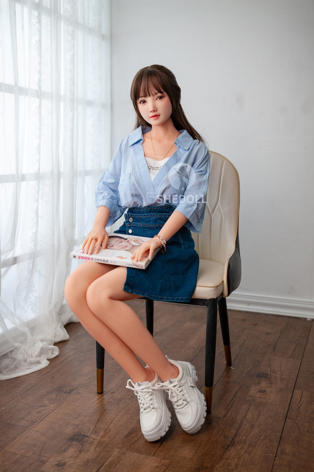 Zonnige sekspop (SHEDOLL 148 cm D-cup #SH002 TPE+siliconen)