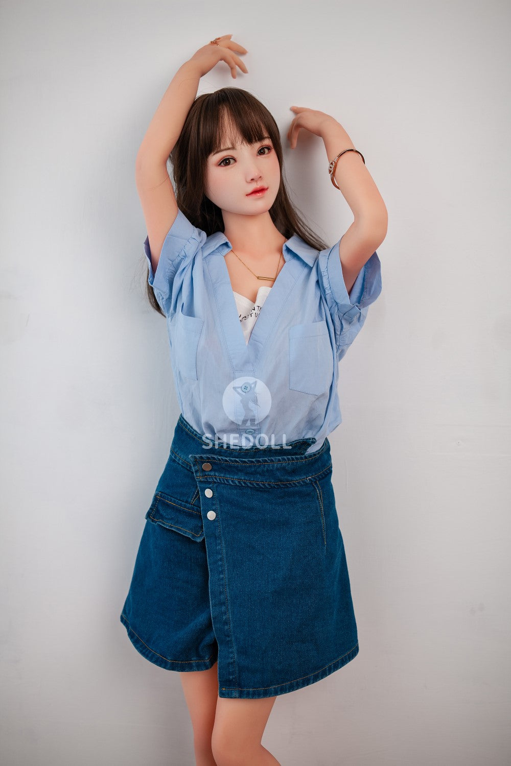 Zonnige sekspop (SHEDOLL 148 cm D-cup #SH002 TPE+siliconen)