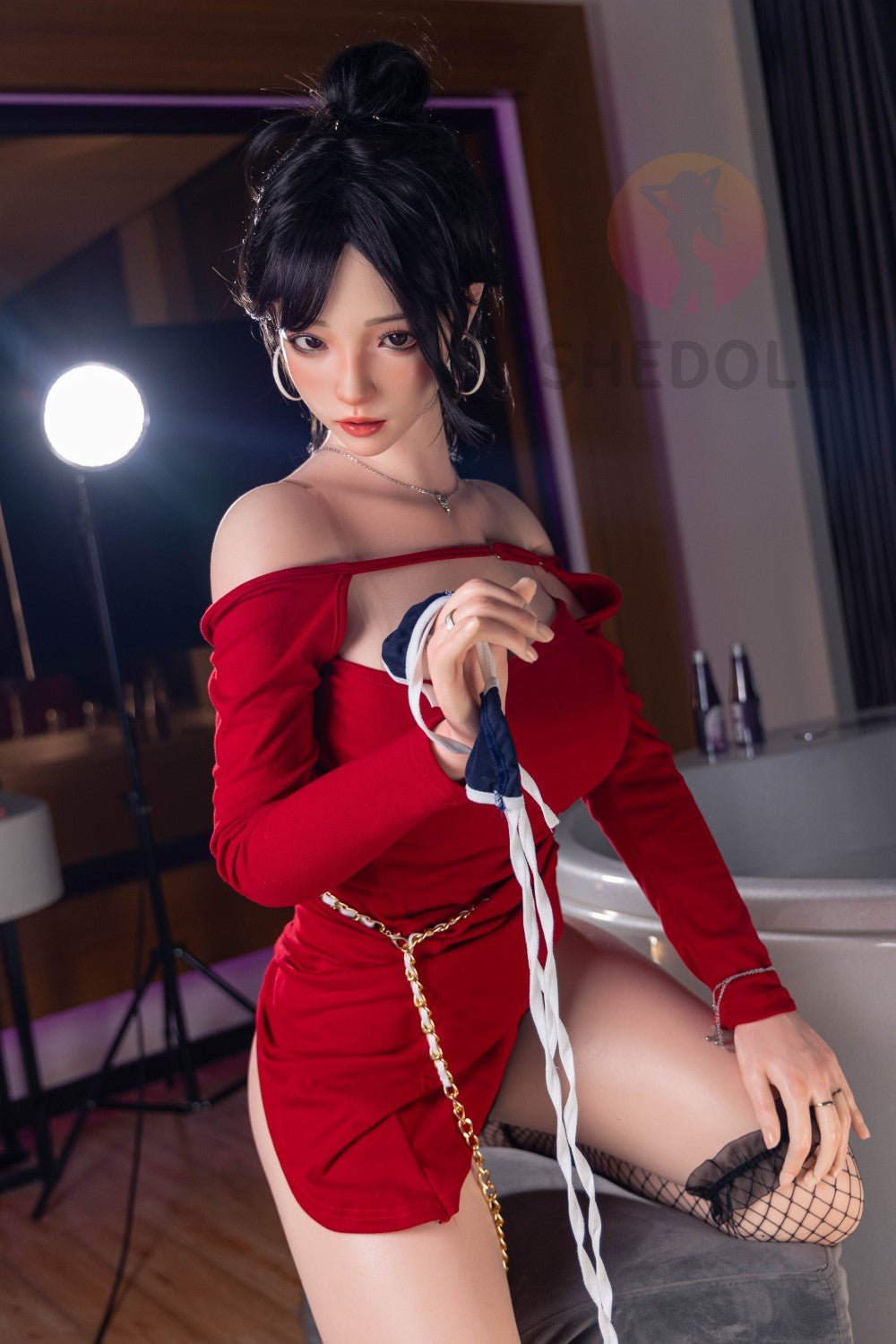 Rose poupée sexuelle (SHEDOLL 165 cm E-Cup #SH051 2.0 Silicone)