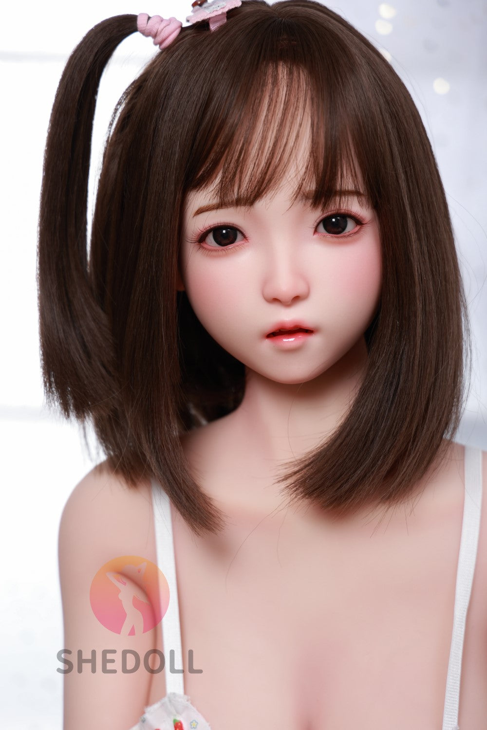 Snoep sekspop (SHEDOLL 148 cm D-cup #SH077 2.0 TPE+siliconen)