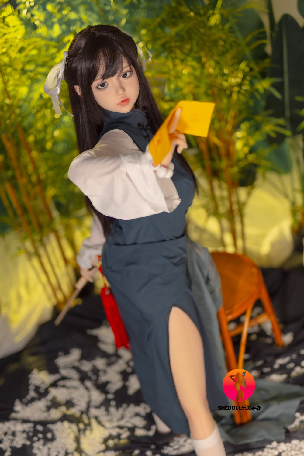 Dora-sekspop (SHEDOLL 148 cm D-cup #SH086 2.0 siliconen)