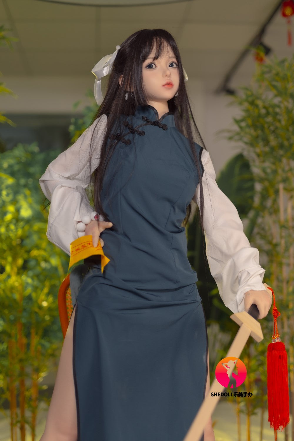 Dora-sekspop (SHEDOLL 148 cm D-cup #SH086 2.0 siliconen)