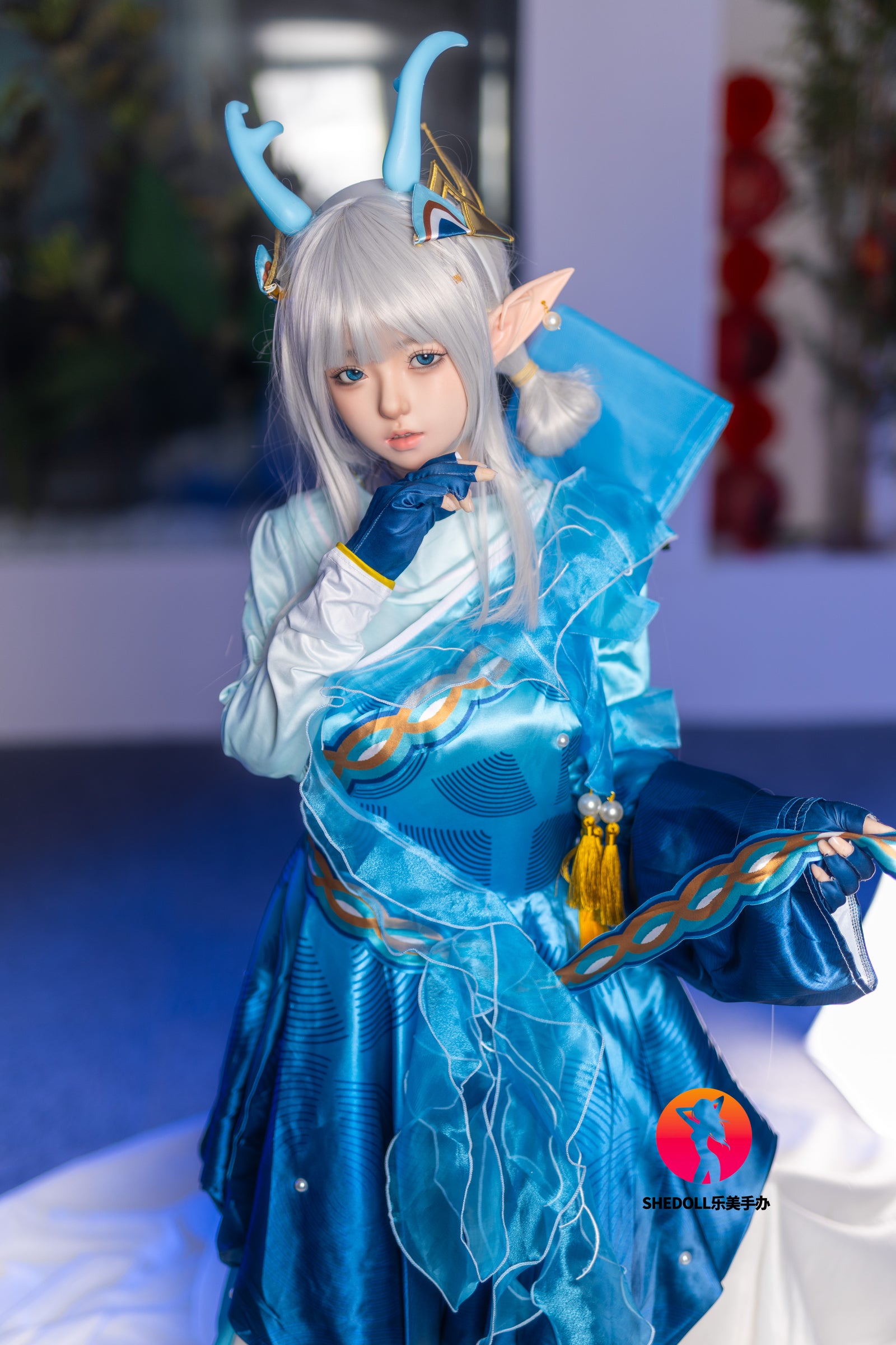 Aileen poupée sexuelle (SHEDOLL Bonnet D 148 cm #SH087 2.0 Silicone)