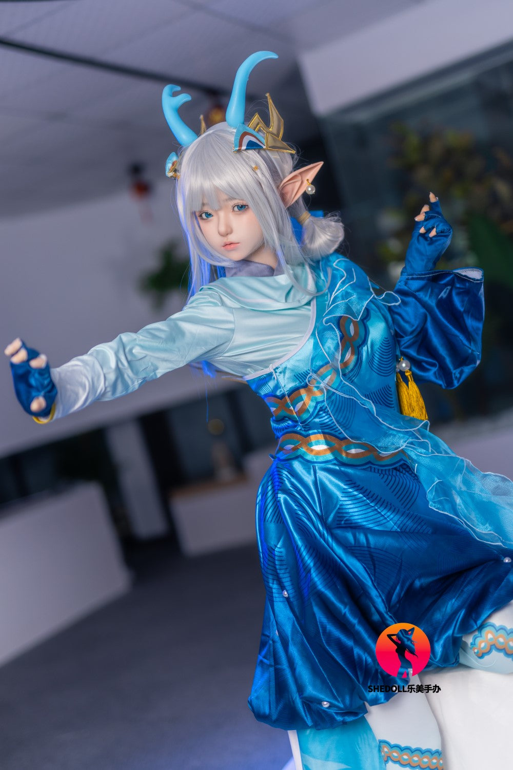 Aileen poupée sexuelle (SHEDOLL Bonnet D 148 cm #SH087 2.0 Silicone)