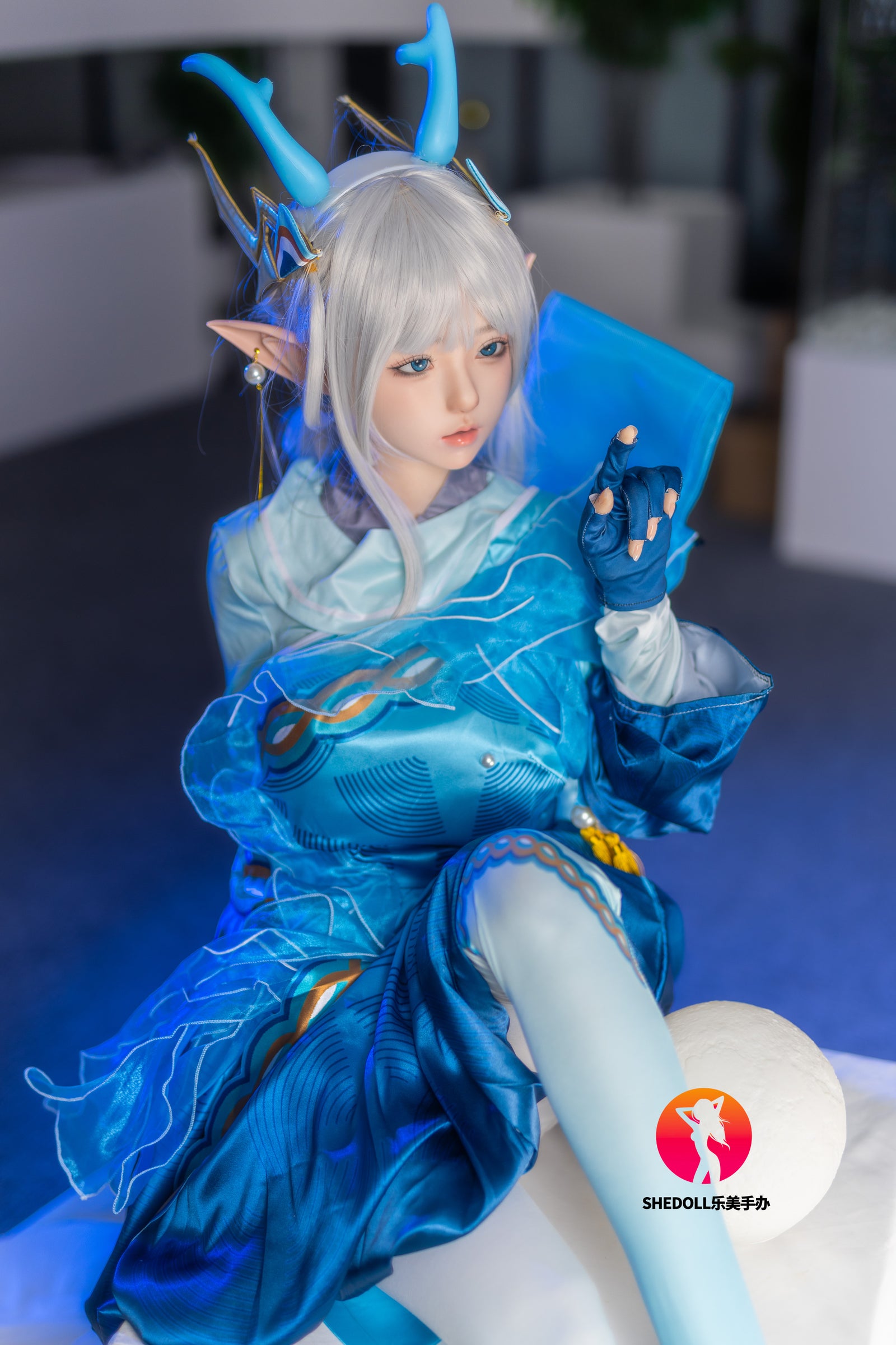 Aileen poupée sexuelle (SHEDOLL Bonnet D 148 cm #SH087 2.0 Silicone)