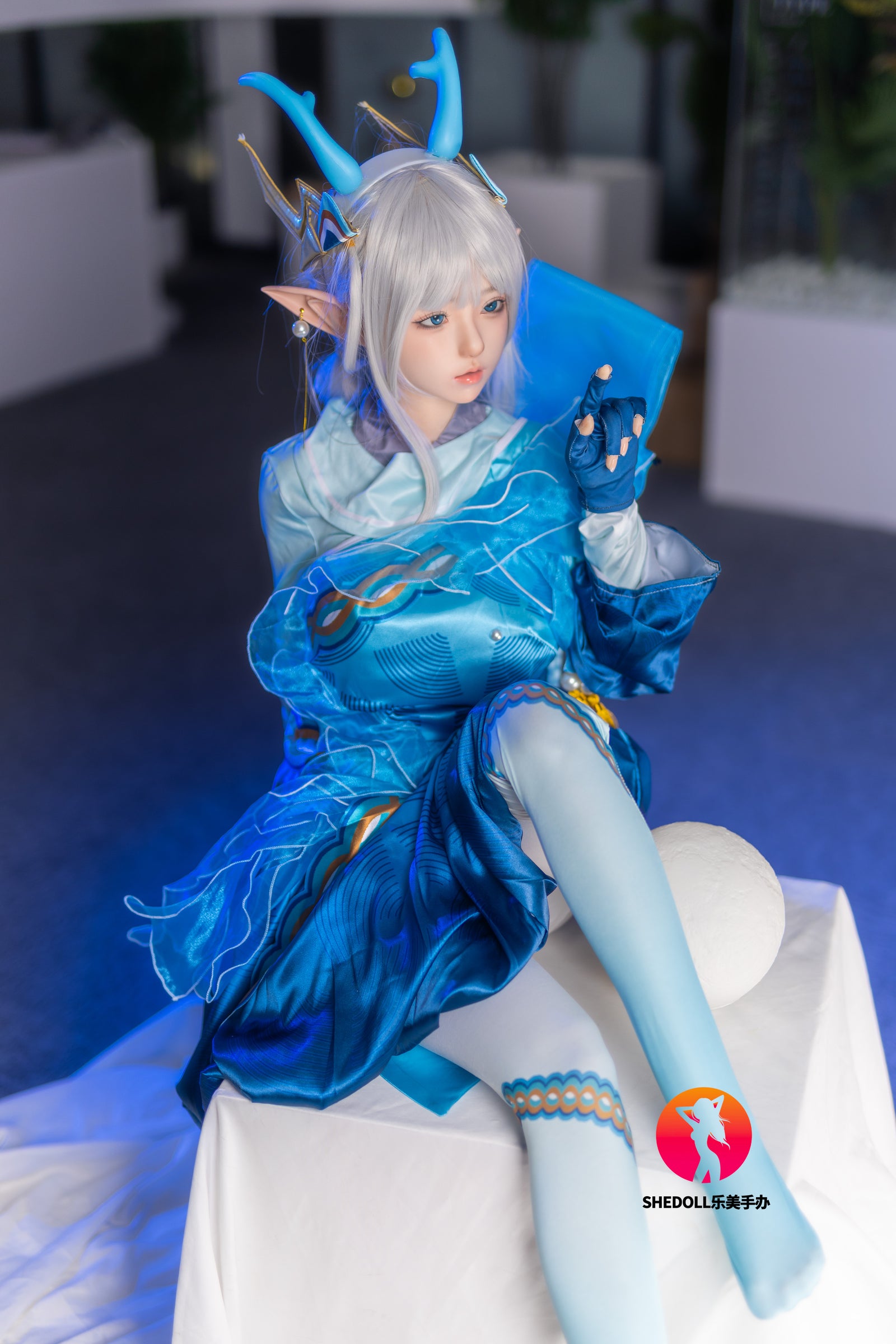 Aileen poupée sexuelle (SHEDOLL Bonnet D 148 cm #SH087 2.0 Silicone)