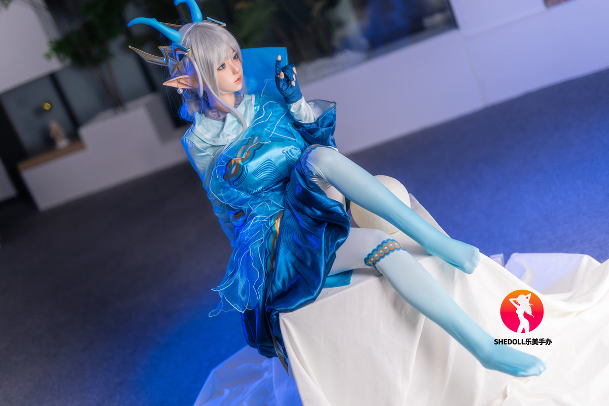 Aileen poupée sexuelle (SHEDOLL Bonnet D 148 cm #SH087 2.0 Silicone)