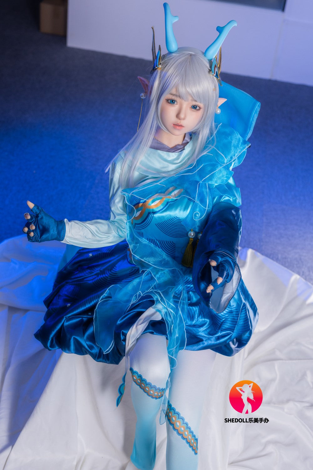 Aileen poupée sexuelle (SHEDOLL Bonnet D 148 cm #SH087 2.0 Silicone)