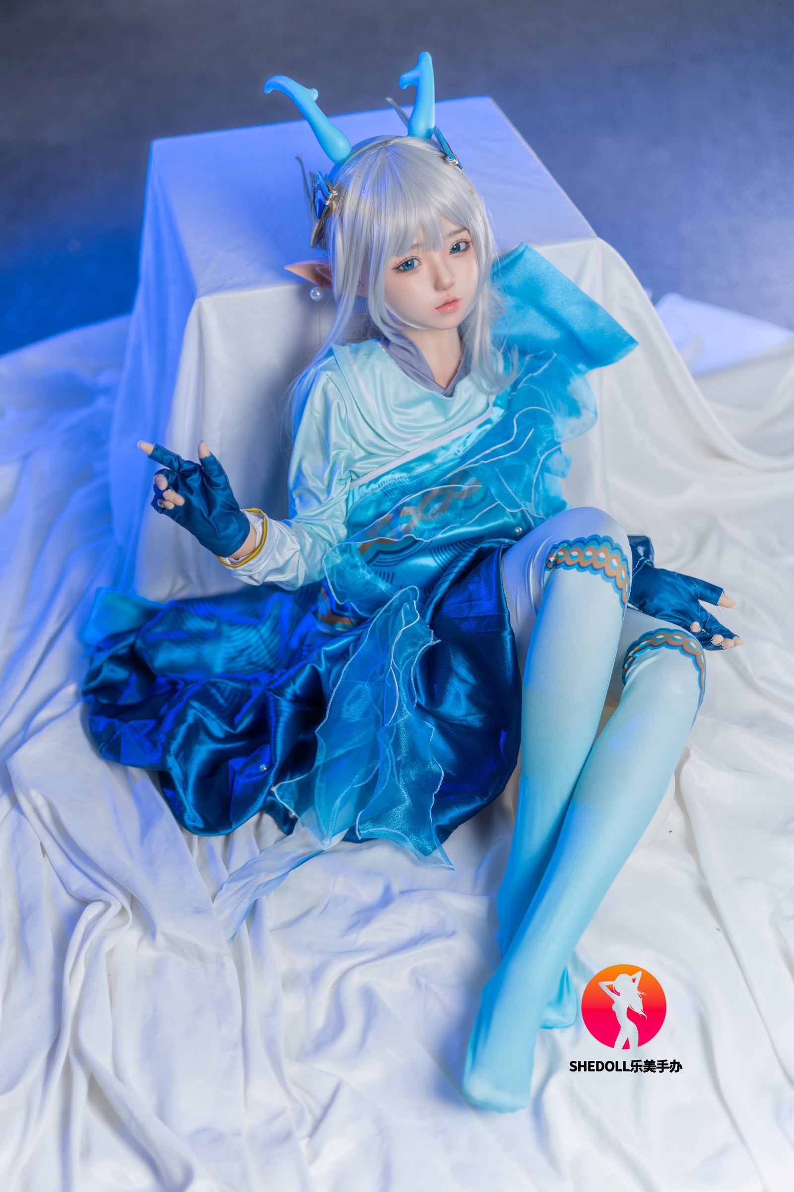 Aileen poupée sexuelle (SHEDOLL Bonnet D 148 cm #SH087 2.0 Silicone)