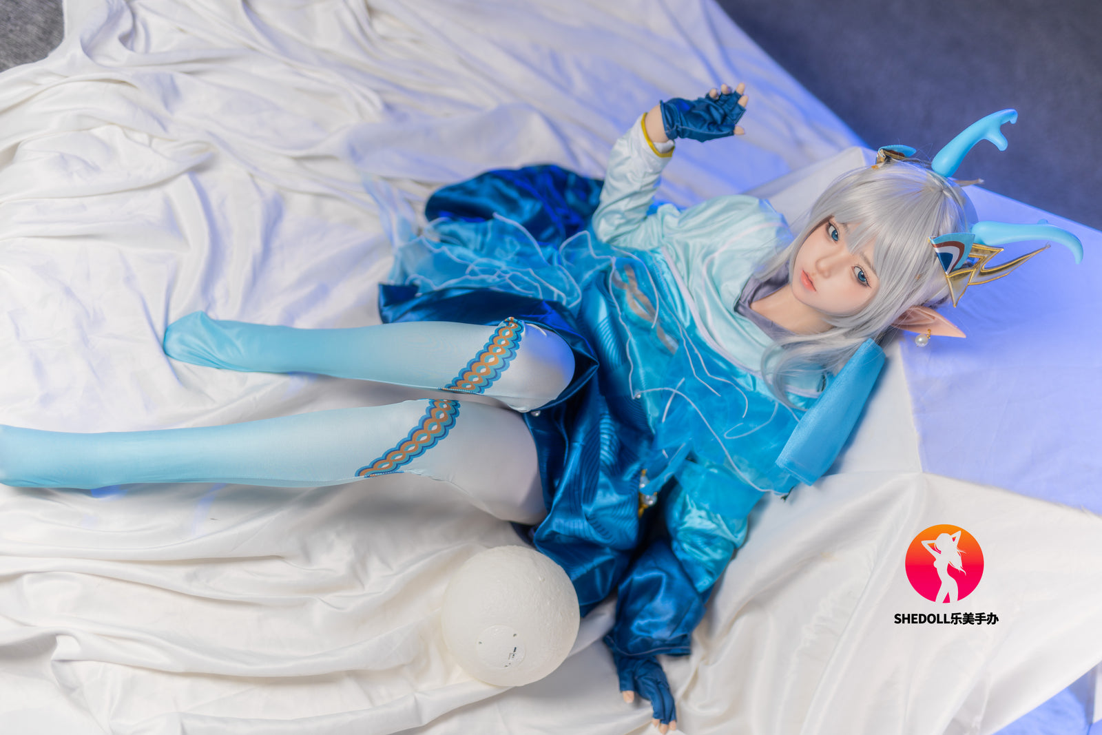 Aileen poupée sexuelle (SHEDOLL Bonnet D 148 cm #SH087 2.0 Silicone)