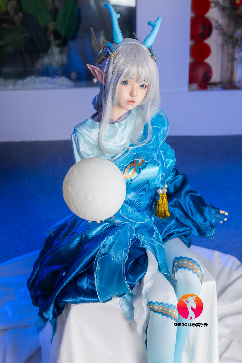 Aileen poupée sexuelle (SHEDOLL Bonnet D 148 cm #SH087 2.0 Silicone)