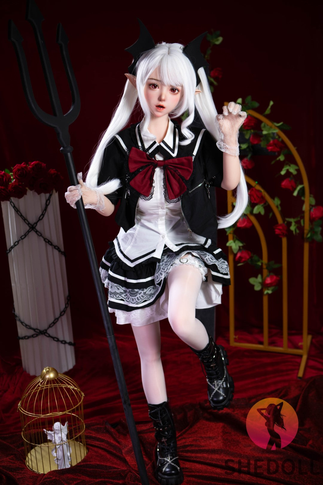 Dora-sekspop (SHEDOLL 148 cm D-cup #SH125 2.0 siliconen)