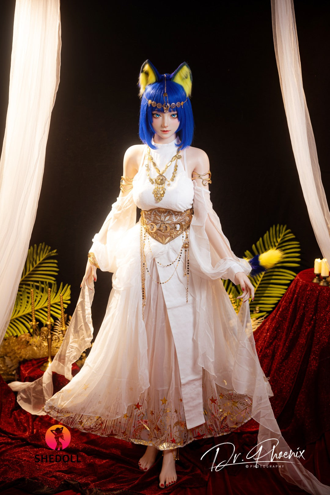 Ankha-sekspop (SHEDOLL 168 cm D-cup #SH192 2.0 siliconen)