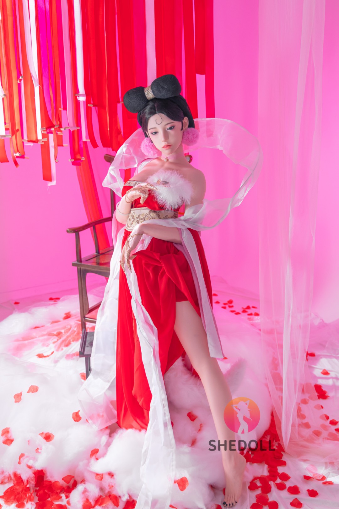 Vesper-sekspop (SHEDOLL 168 cm D-cup #SH193 2.0 siliconen)