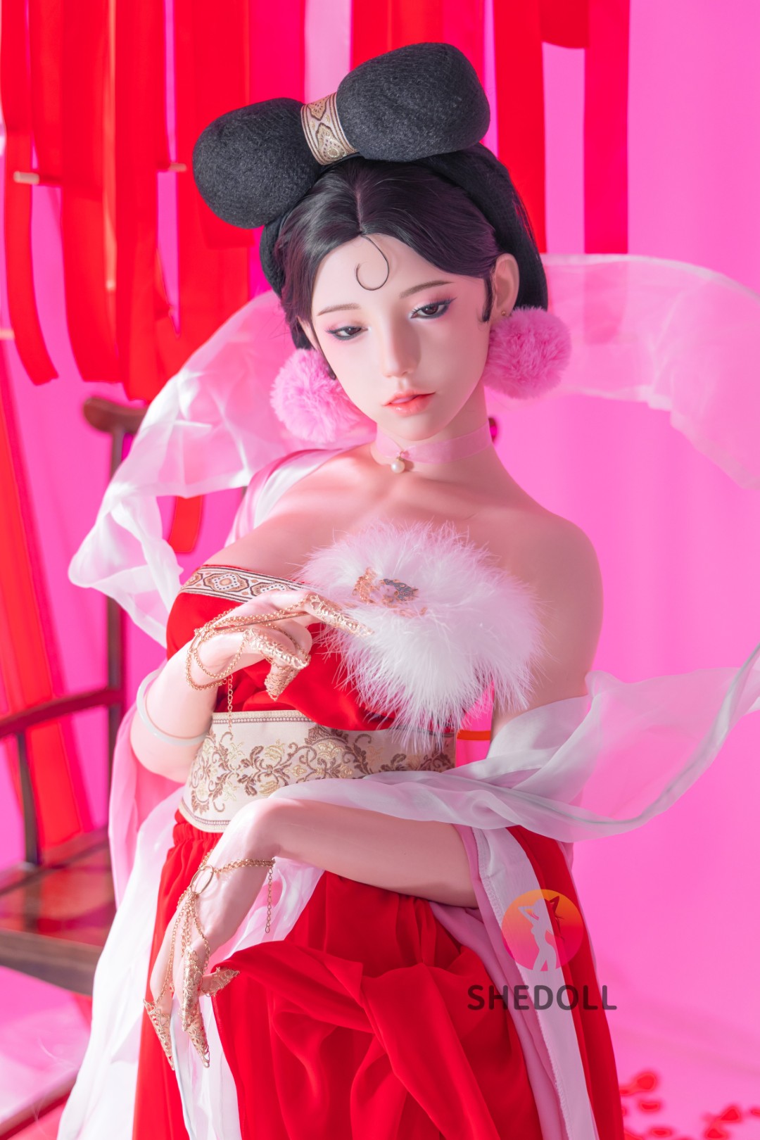 Vesper-sekspop (SHEDOLL 168 cm D-cup #SH193 2.0 siliconen)