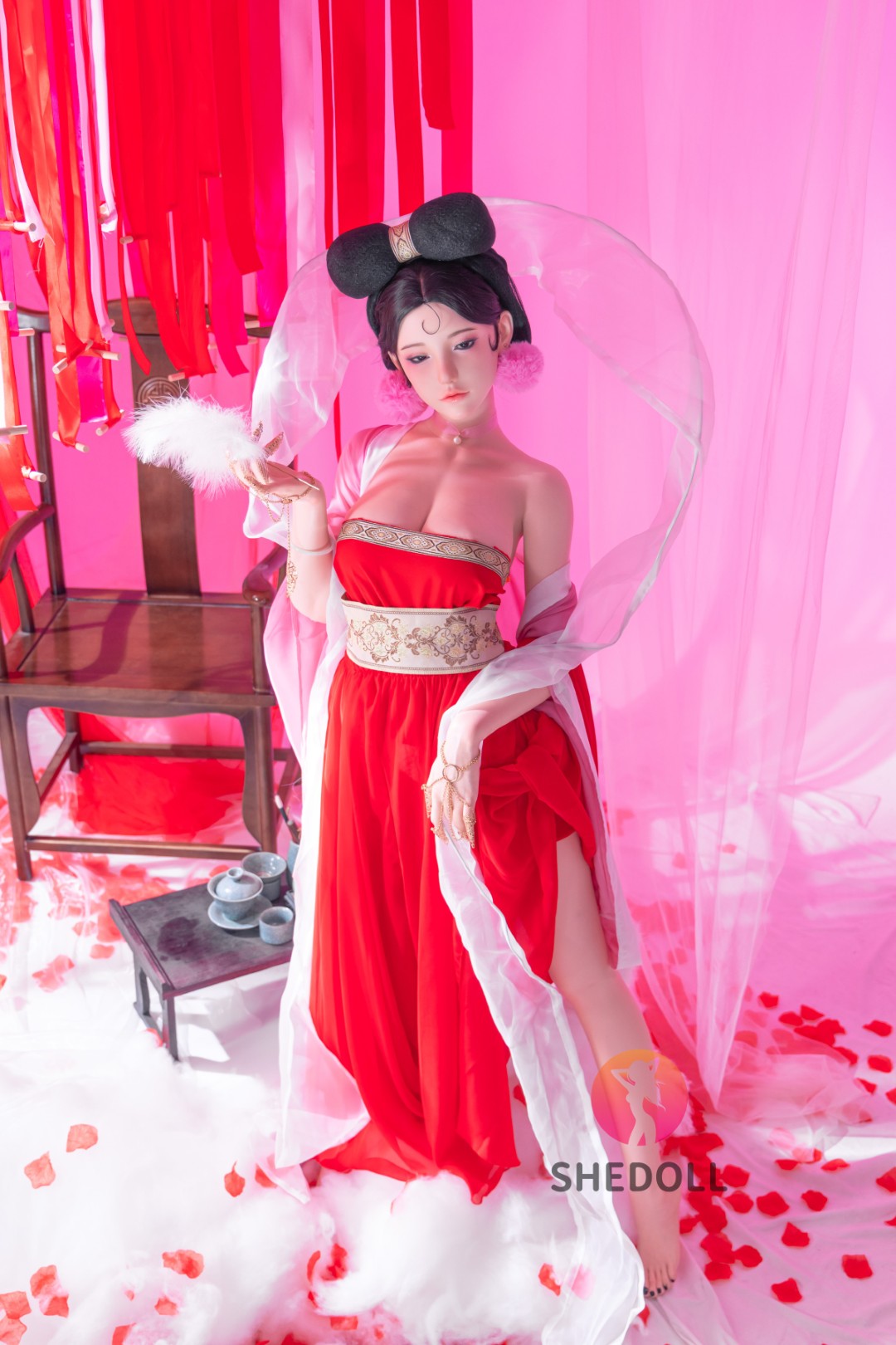 Vesper-sekspop (SHEDOLL 168 cm D-cup #SH193 2.0 siliconen)