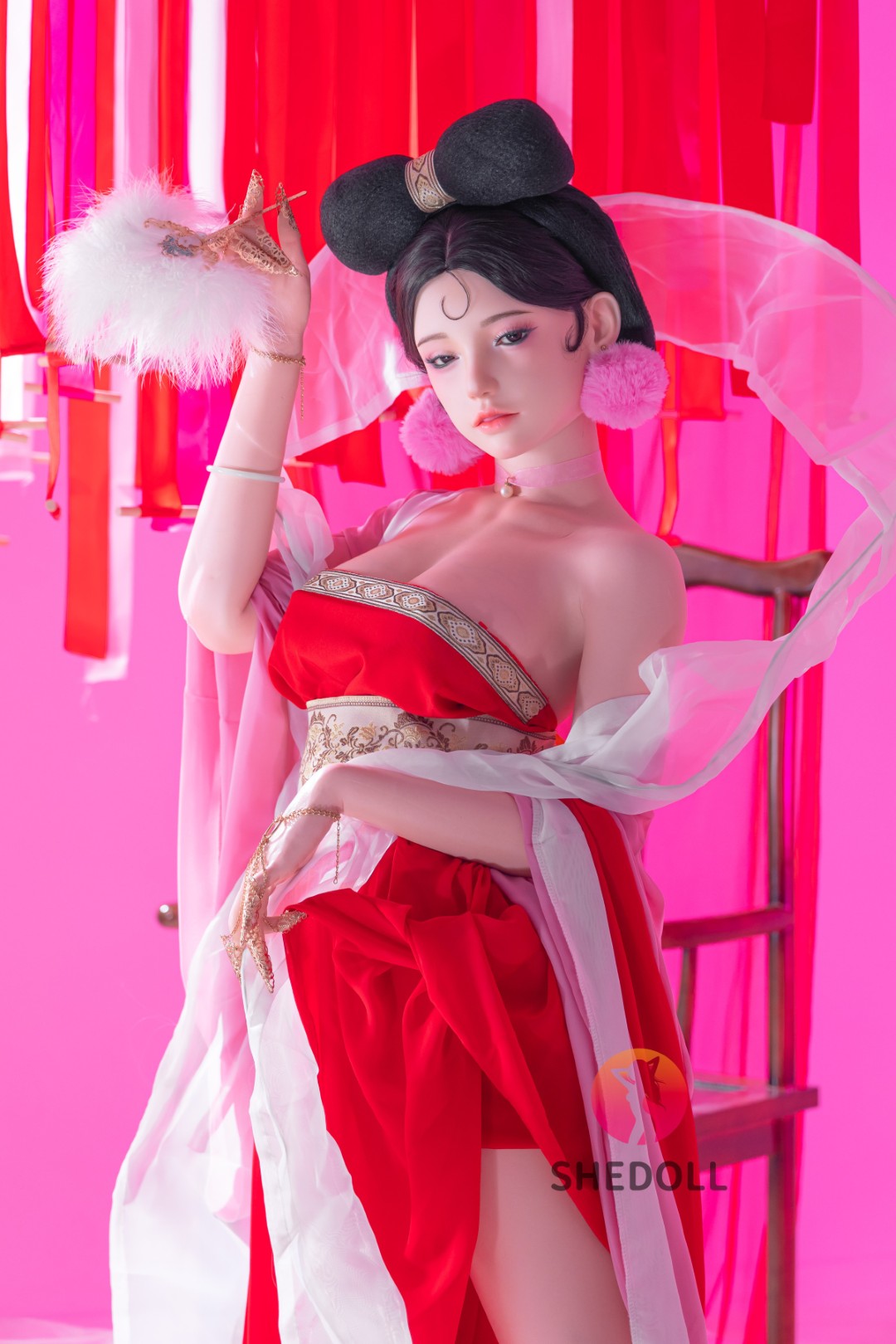 Vesper-sekspop (SHEDOLL 168 cm D-cup #SH193 2.0 siliconen)