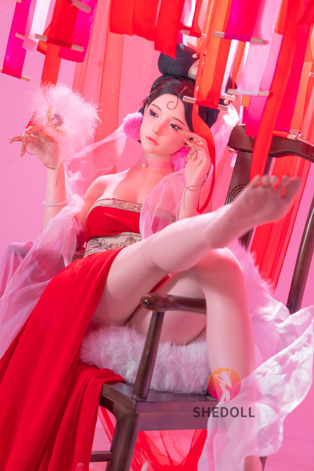 Vesper-sekspop (SHEDOLL 168 cm D-cup #SH193 2.0 siliconen)