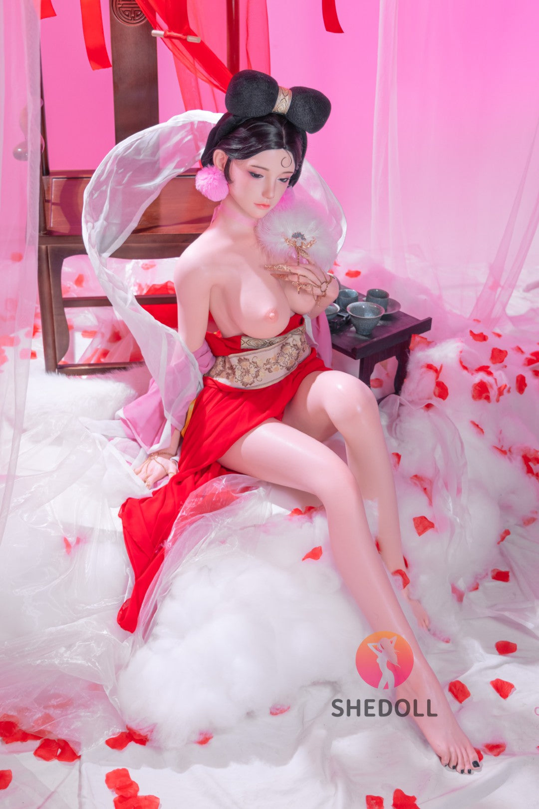 Vesper-sekspop (SHEDOLL 168 cm D-cup #SH193 2.0 siliconen)