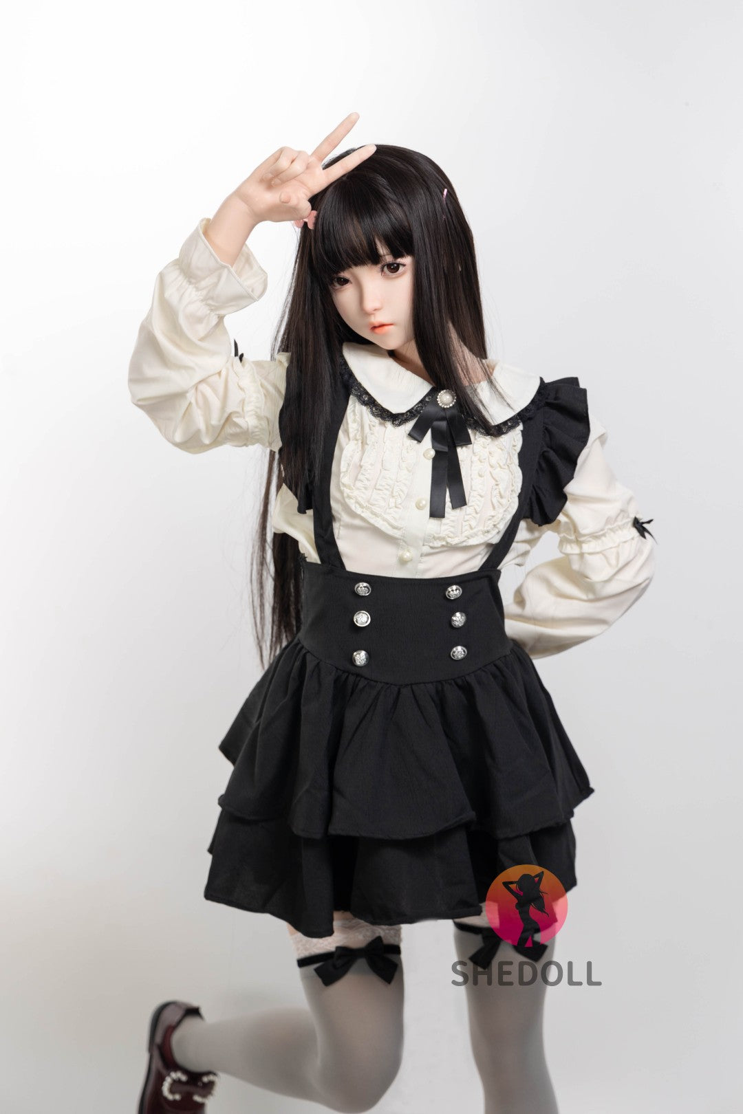 Snoep sekspop (SHEDOLL 152 cm A-cup #SH195 2.0 siliconen)