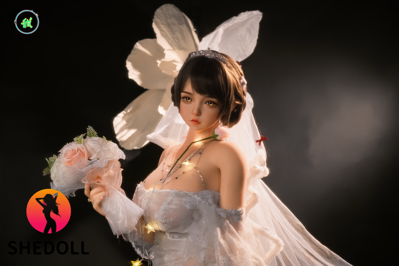 Dora-sekspop (SHEDOLL 156 cm E-cup #SH221 2.0 siliconen)