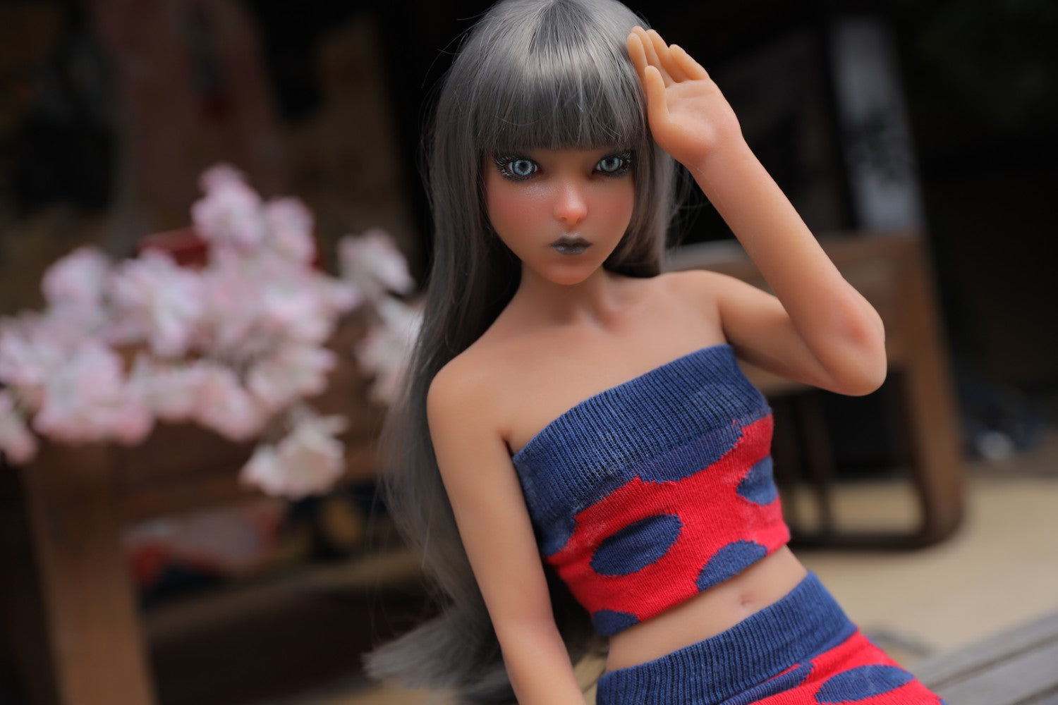 Momoko-sekspop (Climax Doll Mini 60cm B-cup siliconen)