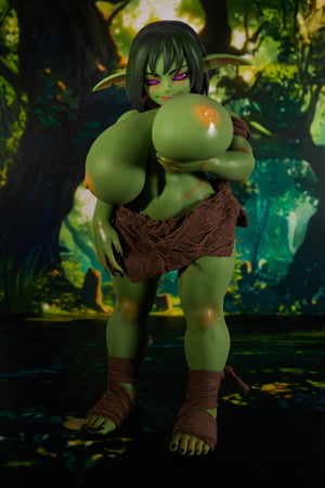 Zarga Orc Sexdocka (Climax Doll Mini 70cm V-kupa Silikon)