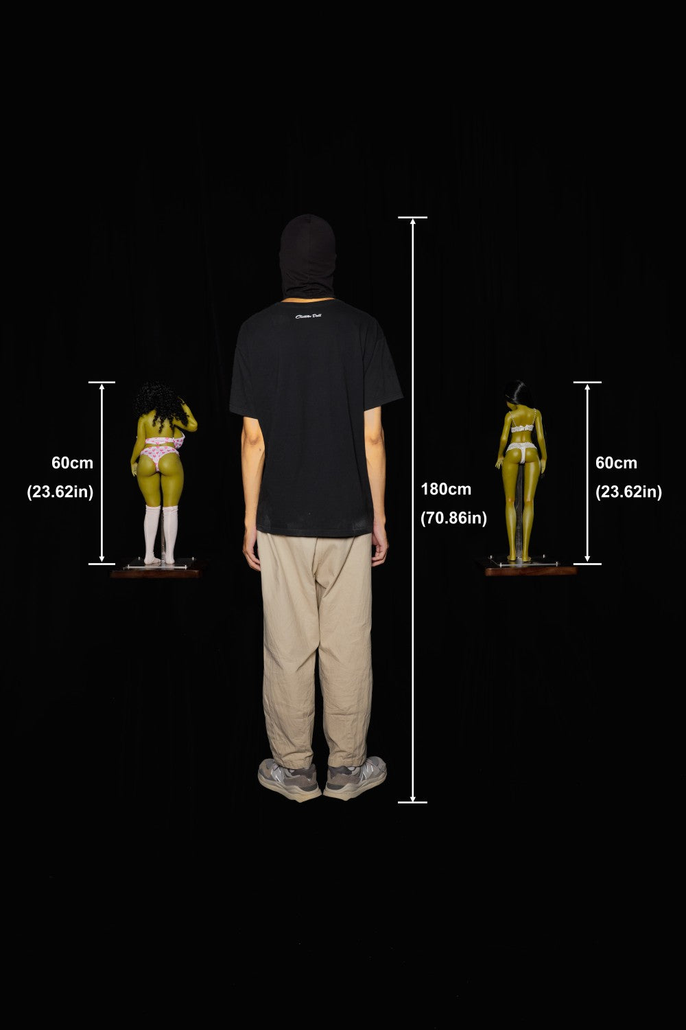 Chéri poupée sexuelle (Climax Doll Mini bonnet J 60cm Silicone)