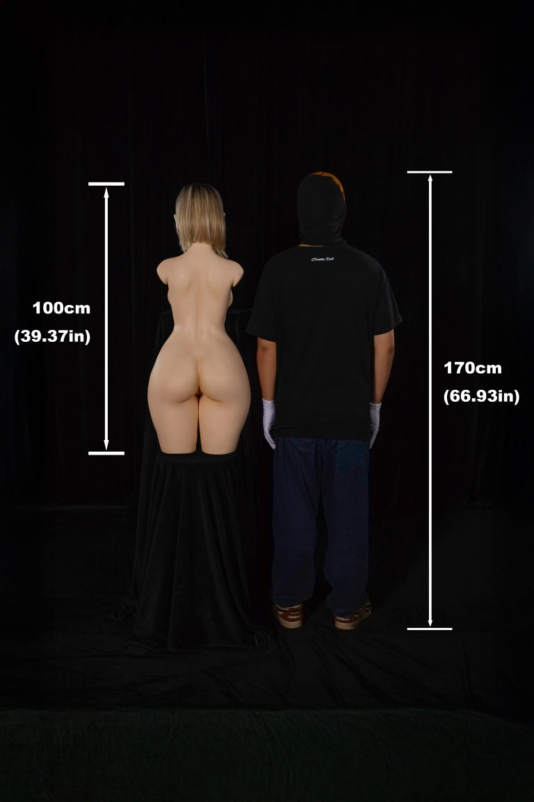 Eydis Torso-sekspop (Climax Doll ULW 80cm E-cup siliconen)