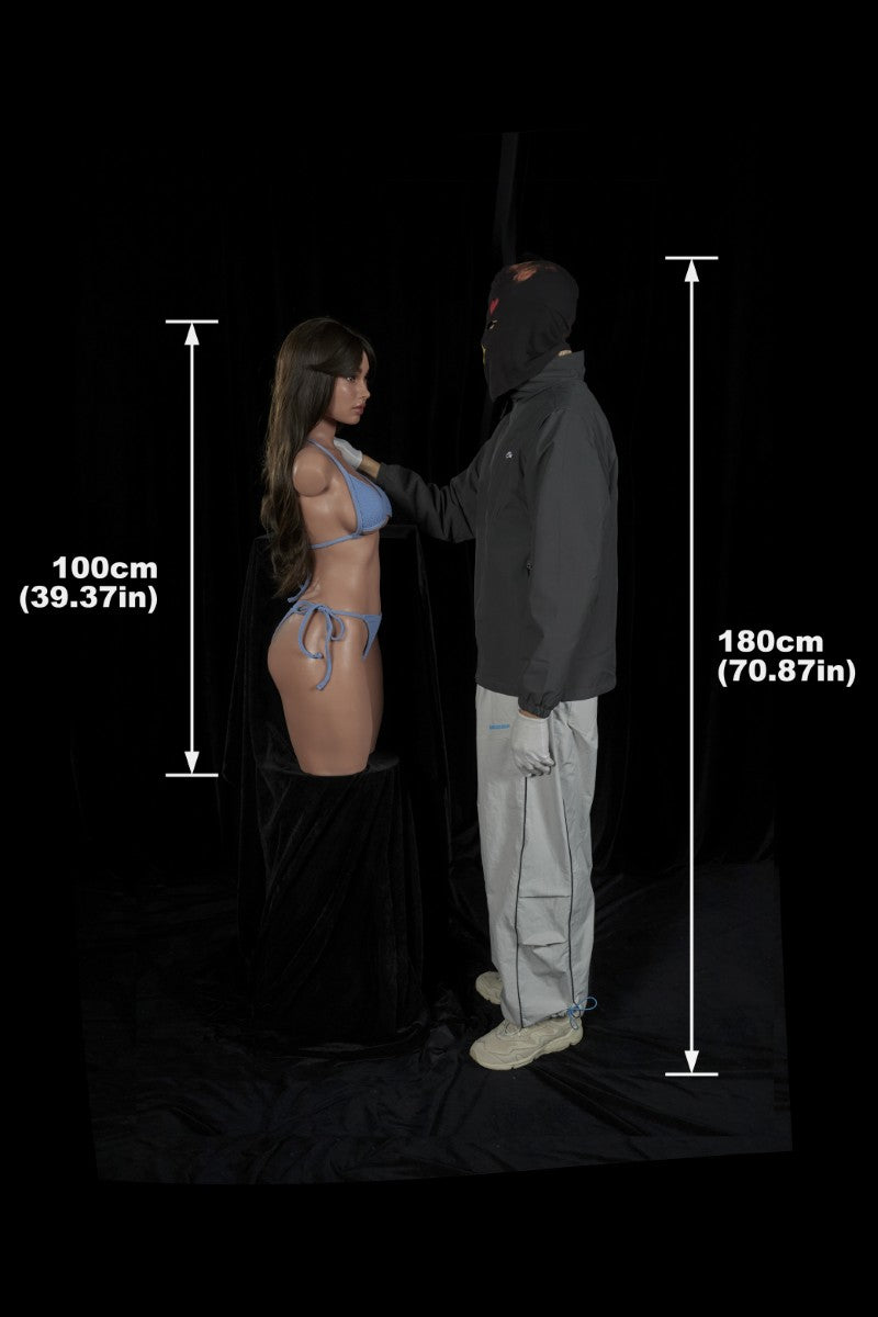 Morgan Torso-sekspop (Climax Doll ULW 100cm E-cup siliconen)