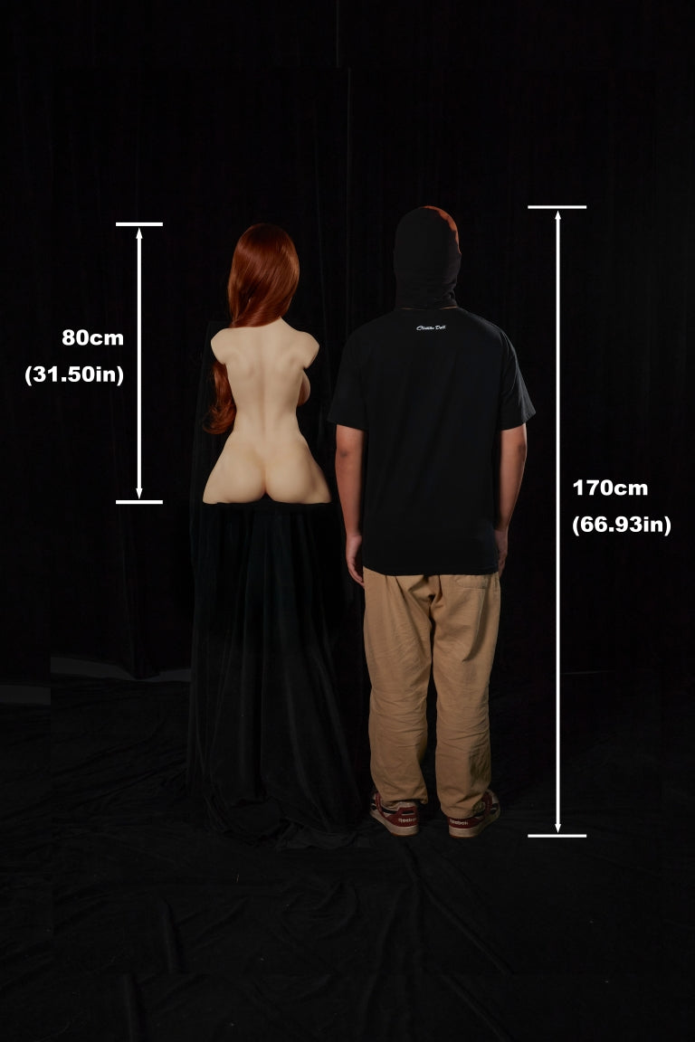 Torse de Livia poupée sexuelle (Climax Doll ULW 80cm F cup Silicone)