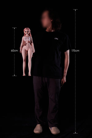 Hilary sexpuppe (Climax Doll Mini 60 cm a-cup Silikon)