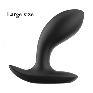 Gebogen buttplug - ingesteld met 3 maten