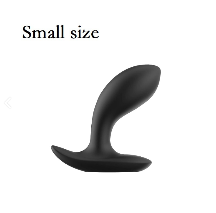 Gebogen buttplug - ingesteld met 3 maten