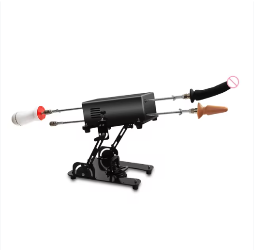 Sex machine for double penetration