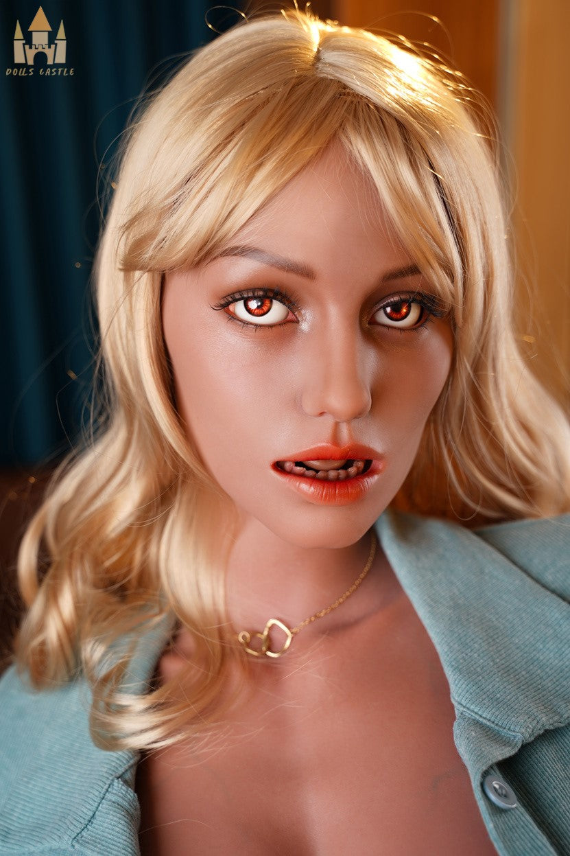 Stella-sekspop (Dolls Castle 153 cm G-cup #S15 siliconen)