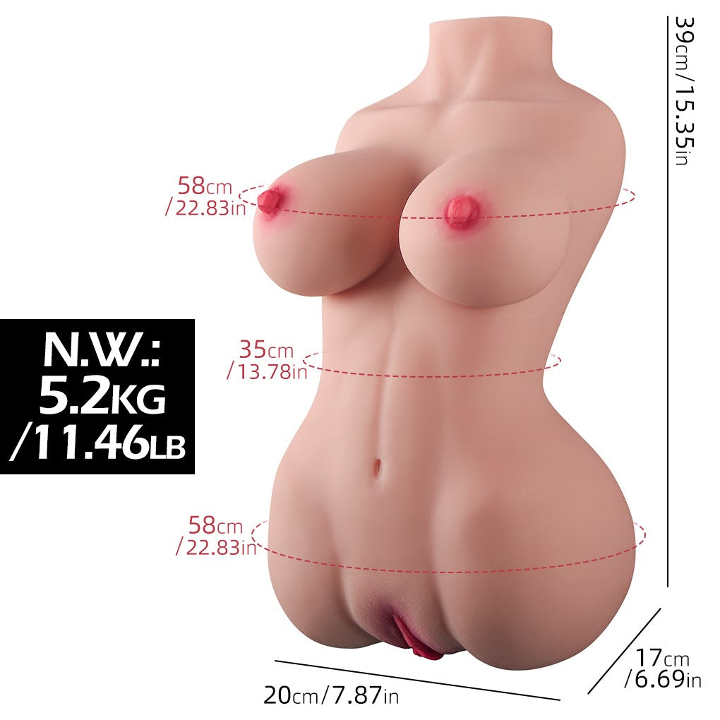 Torso kurvig (EL-Doll 39 cm d-cup Tpe) EXPRESS