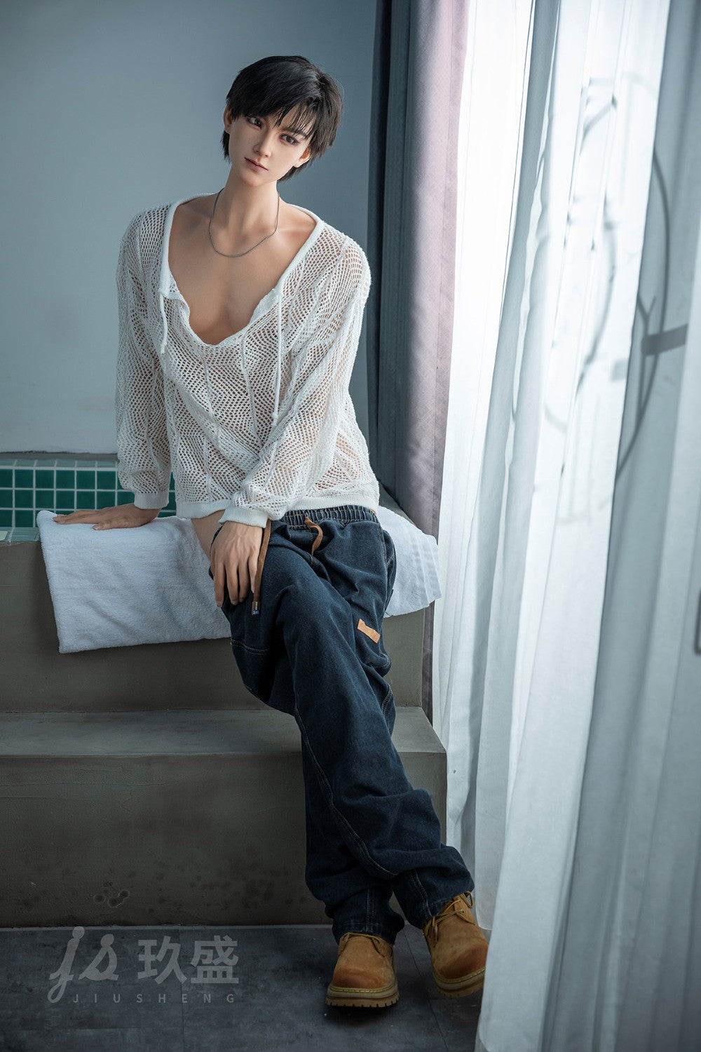 Gavin Mâle poupée sexuelle (Jiusheng 180cm #2M Silicone)