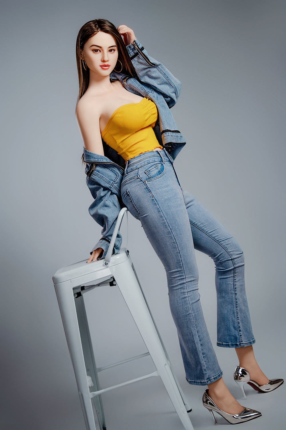 Kristall sexpuppe (HRDoll 165cm C-cup #R13 Silikon)