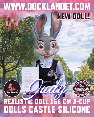 Judy der Kaninchen sexpuppe (Dolls Castle 168 cm a-cup Silikon)