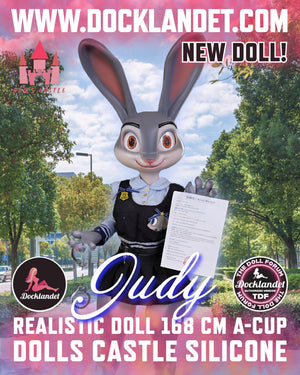 Judy der Kaninchen sexpuppe (Dolls Castle 168 cm a-cup Silikon)