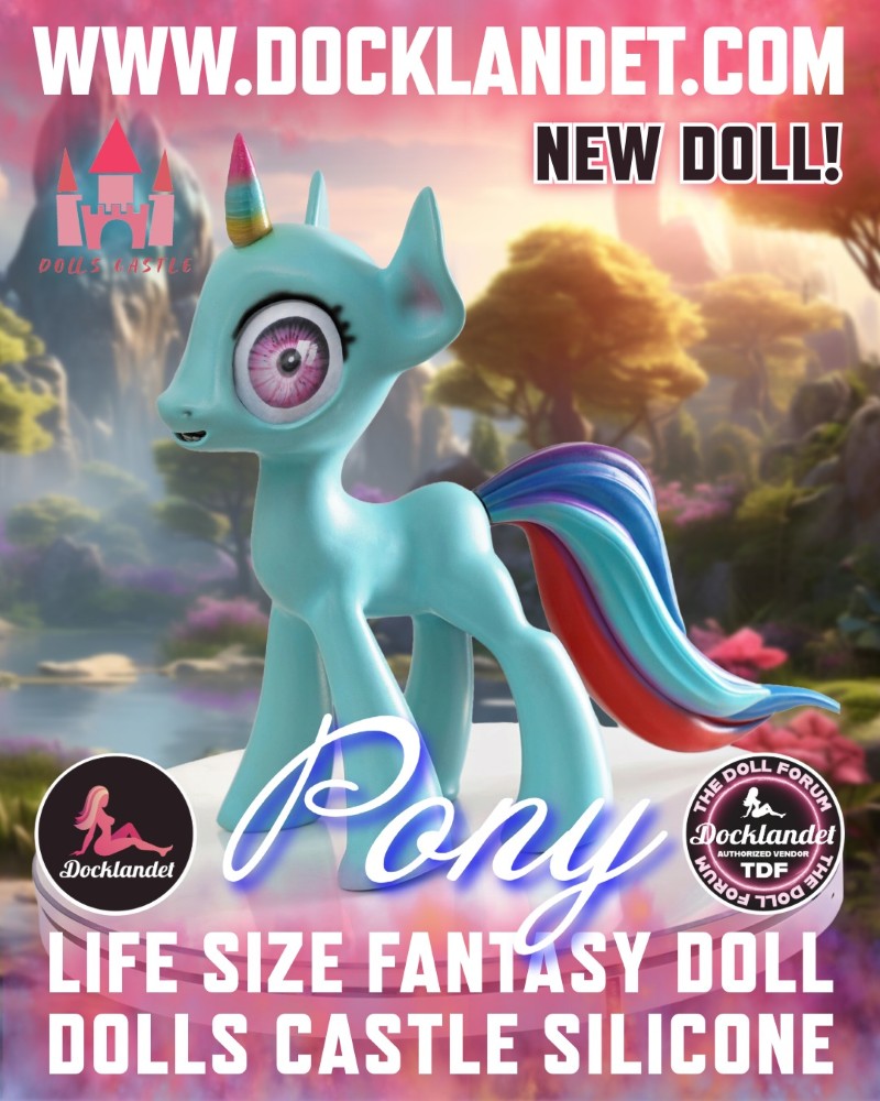 Ponys sexpuppe (Dolls Castle 46cm Silikon)
