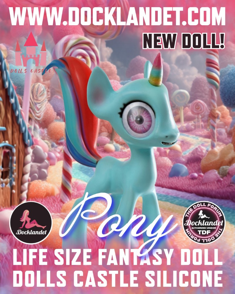 Ponys sexpuppe (Dolls Castle 46cm Silikon)