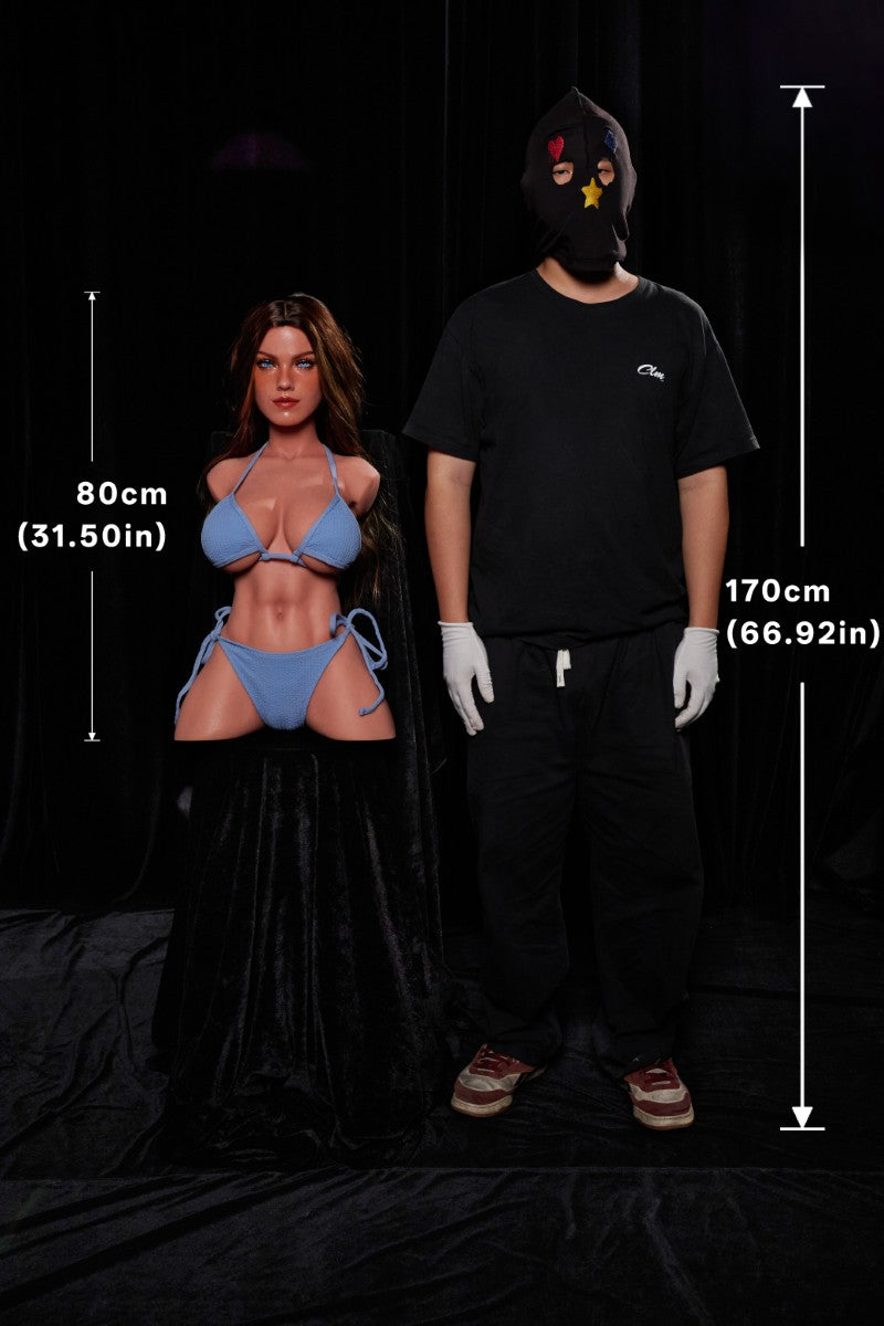 Emma Torso Sexdocka (Climax Doll ULW 80cm F-kupa Silikon)