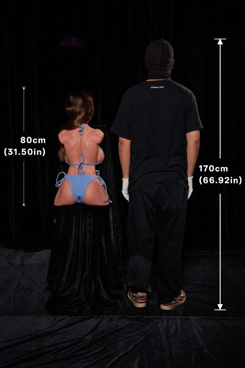 Emma Torso Sexdocka (Climax Doll ULW 80cm F-kupa Silikon)