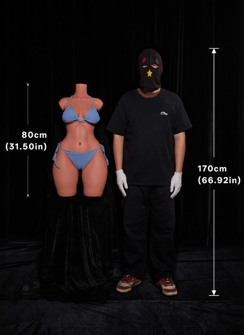 Torse sportif poupée sexuelle (Climax Doll ULW 80cm E-cup Silicone)