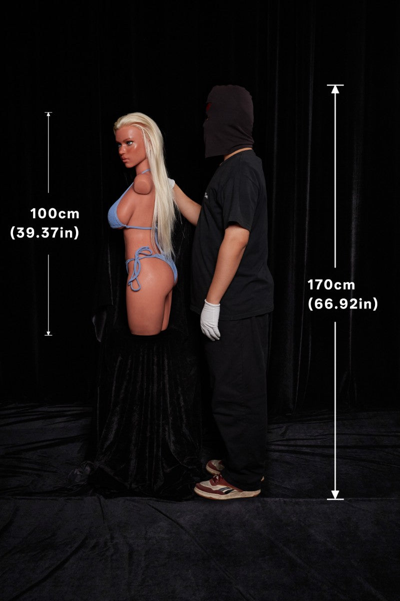 Fiora Torse poupée sexuelle (Climax Doll ULW 100 cm E-tasse Silicone)