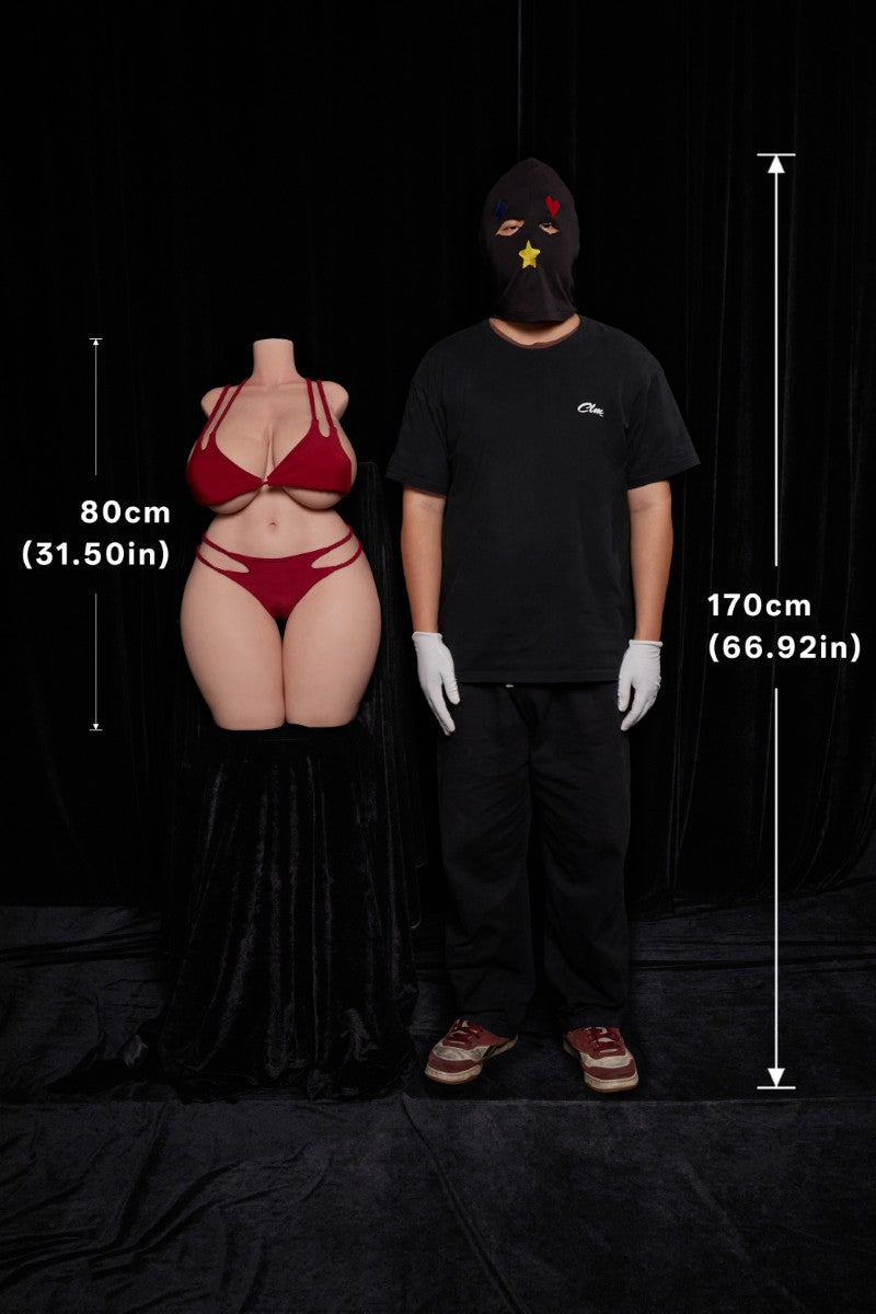 BBW Torso sekspop (Climax Doll ULW 80cm K-cup siliconen)