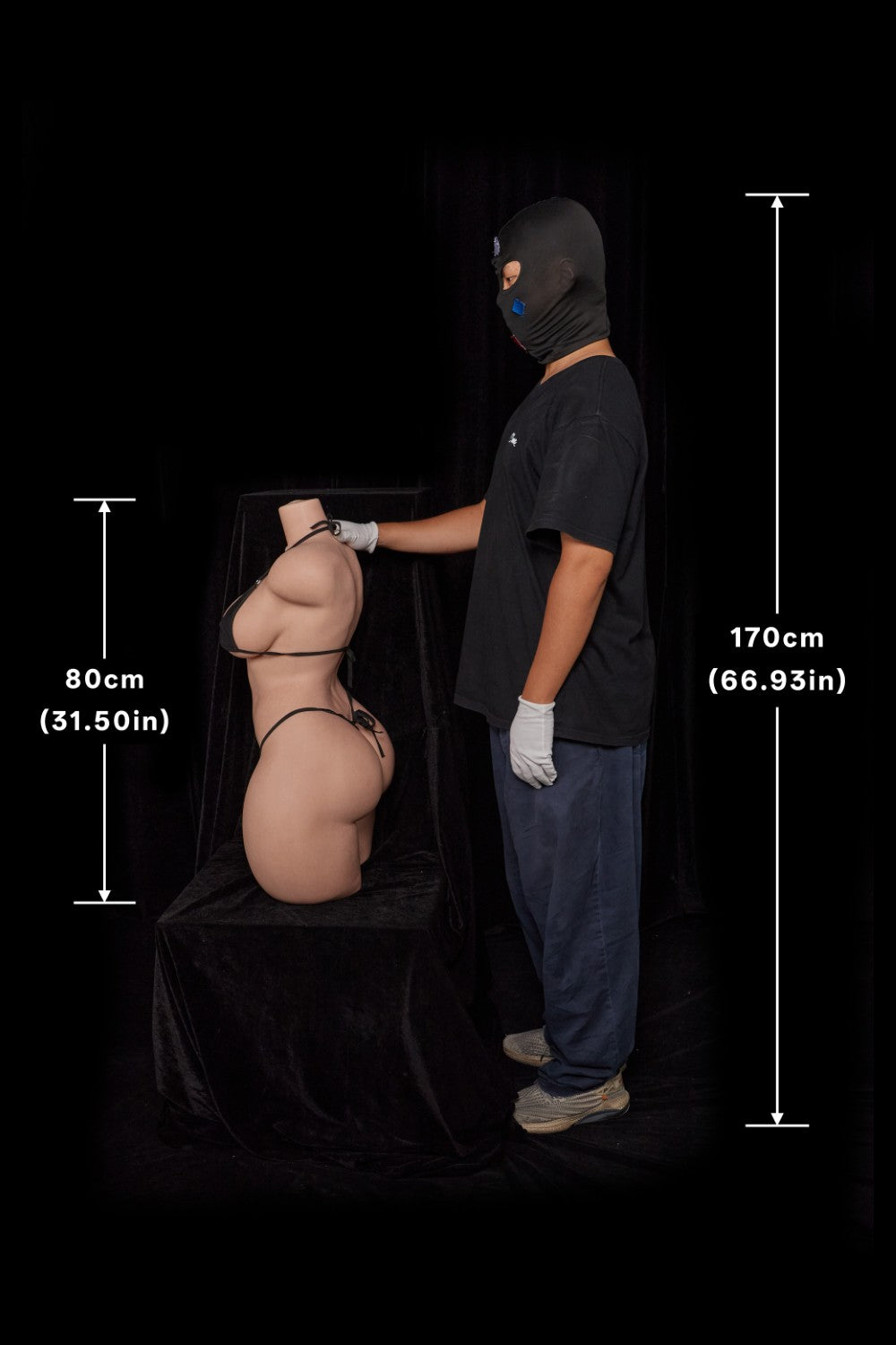 Extra Curvy Torso Sexdocka (Climax Doll ULW 84cm I-kupa Silikon)